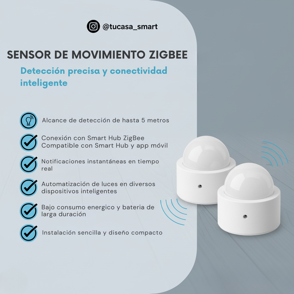 Sensor de Movimiento Zigbee