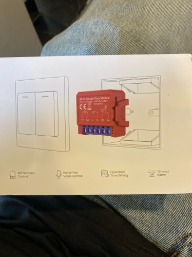 Smart garage door module wifi