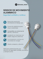 Sensor de movimiento alambrico