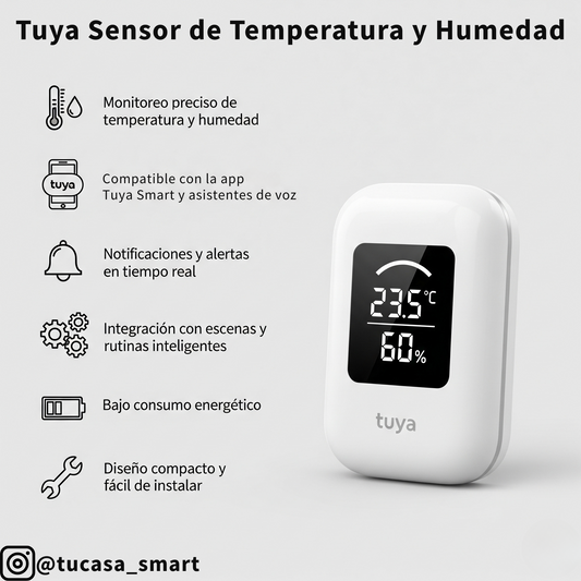 Tuya-Sensor de temperatura y humedad
