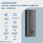 Cerradura de vidrio inteligente