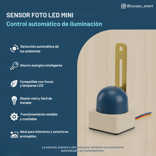 Sensor foto led mini