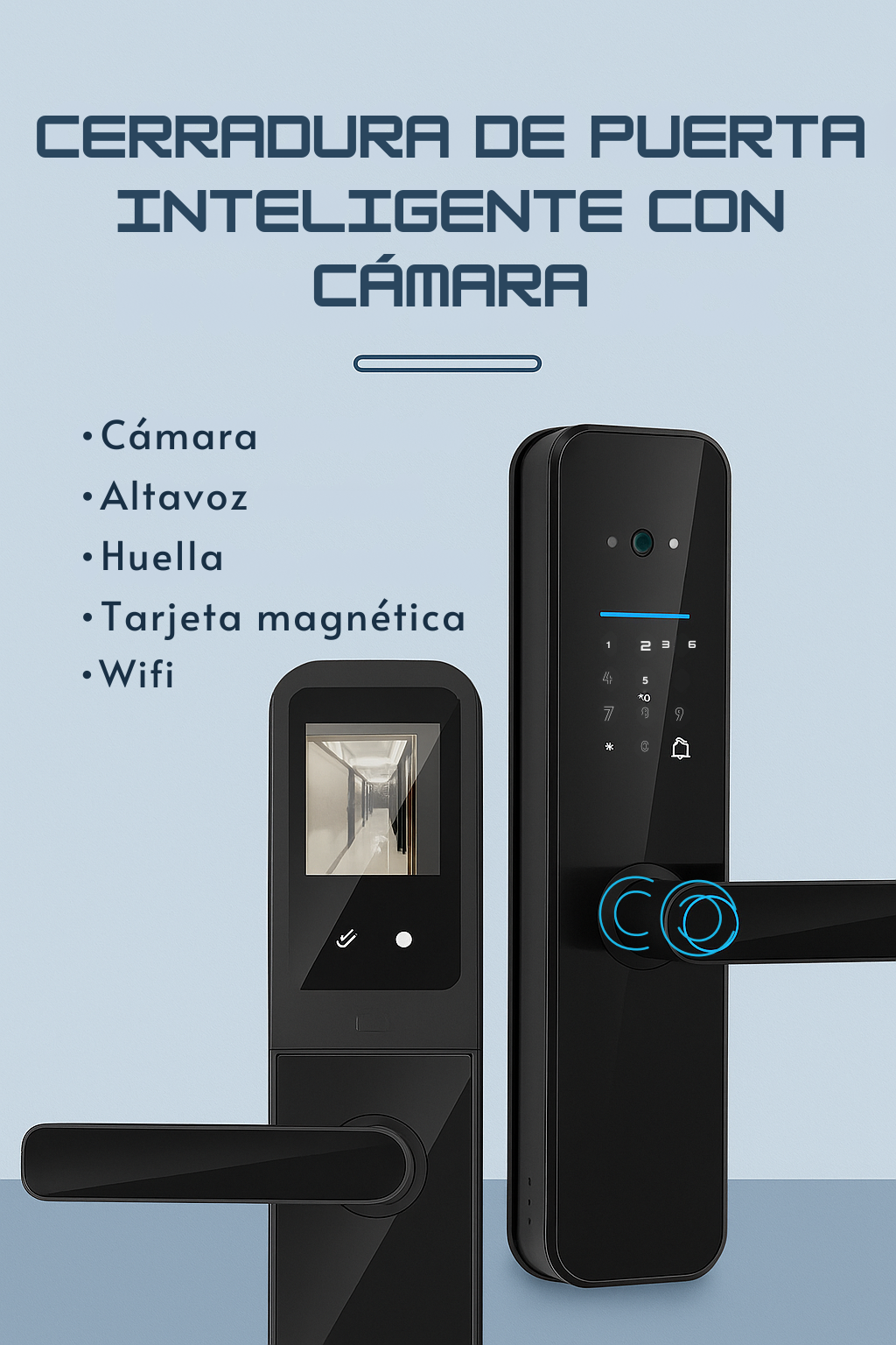 Cerradura Inteligente con cámara XSDTS