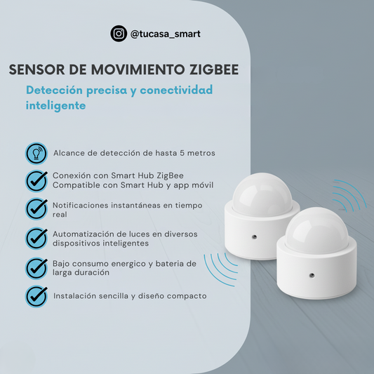 Sensor de Movimiento Zigbee