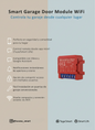 Smart garage door module wifi