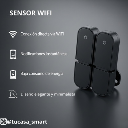 Sensor wifi negro